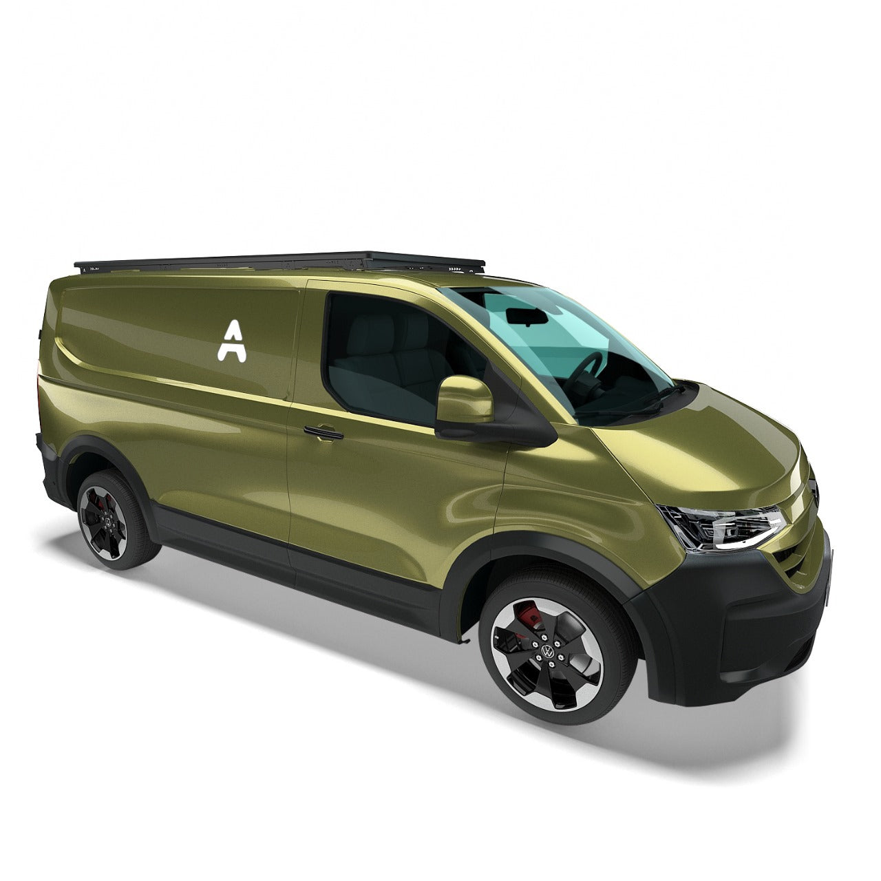 Dachträger Volkswagen Neue Transporter SWB L1 – Seitenansicht auf dem Fahrzeug